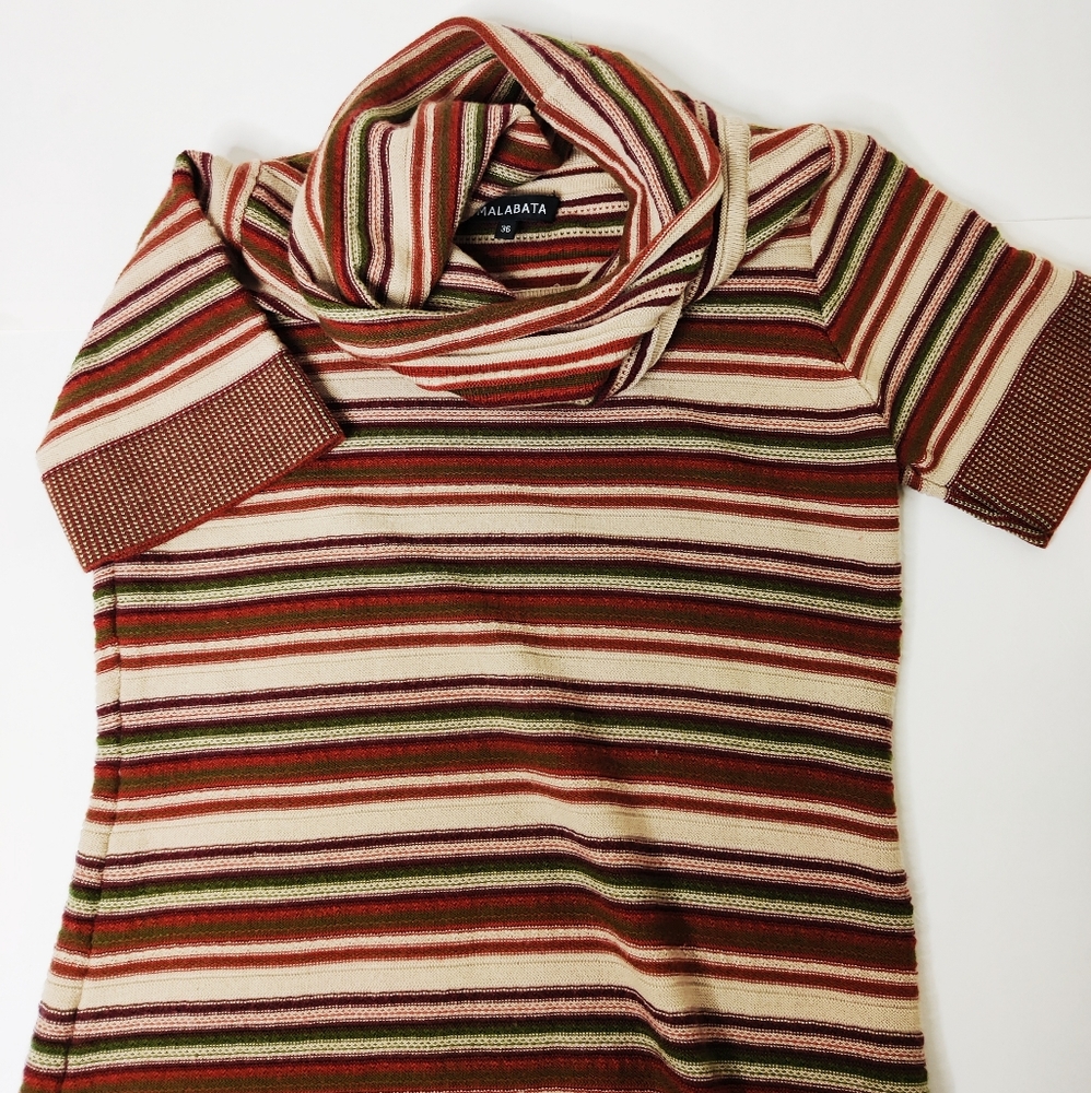 Malabata fall colored sweater tunic